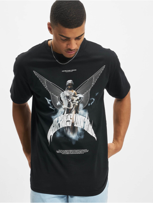 MJ Gonzales T-Shirt Higher Than Heaven V.1 With Heavy Oversize noir