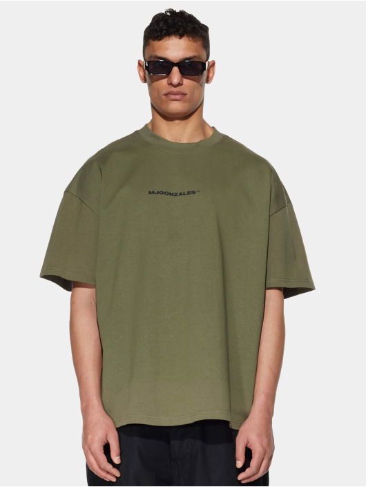 MJ Gonzales t-shirt Graffiti X Heavy Boxy olijfgroen