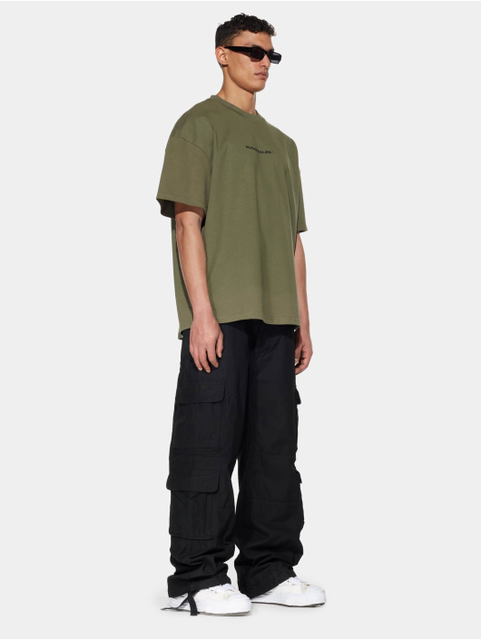 MJ Gonzales t-shirt Graffiti X Heavy Boxy olijfgroen