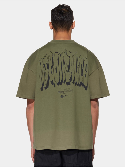 MJ Gonzales T-shirt Graffiti X Heavy Boxy oliv