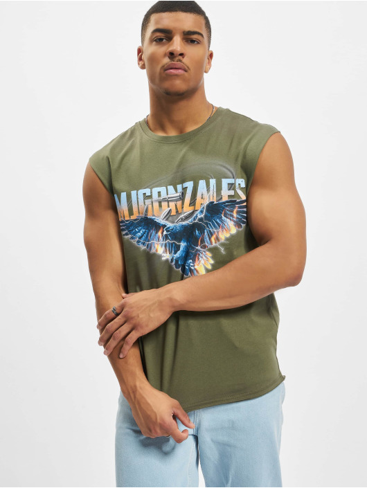 MJ Gonzales T-shirt Eagle V.2 Sleeveless oliva