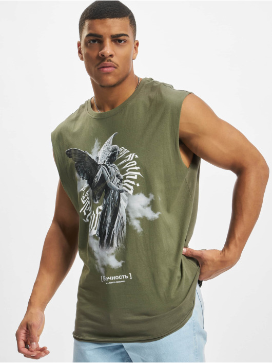 MJ Gonzales T-shirt Angel 3.0 X Sleeveless oliva