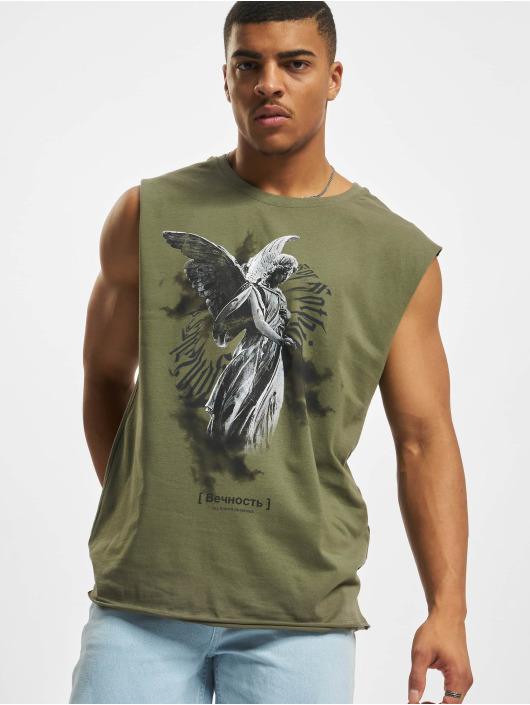MJ Gonzales T-shirt Angel 3.0 Sleeveless oliva