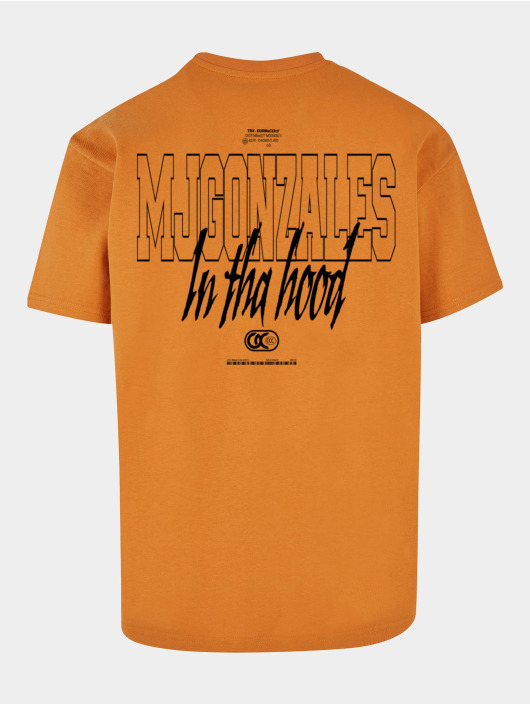 MJ Gonzales t-shirt In Tha Hood V 2 X Heavy Overszied oranje