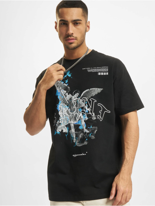 MJ Gonzales T-Shirt Heavy Oversized 2.0 ''Saint V.1'' /Blue Xxl schwarz