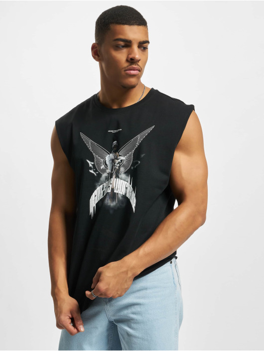 MJ Gonzales Herren T-Shirt Higher Than Heaven V.9 Sleeveless in schwarz