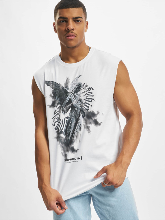 MJ Gonzales Herren T-Shirt Angel 3.0 Sleeveless in weiß