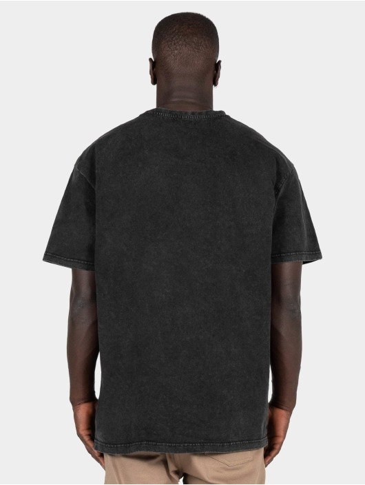 MJ Gonzales t-shirt Kiss X Heavy Oversized Acid Washed zwart