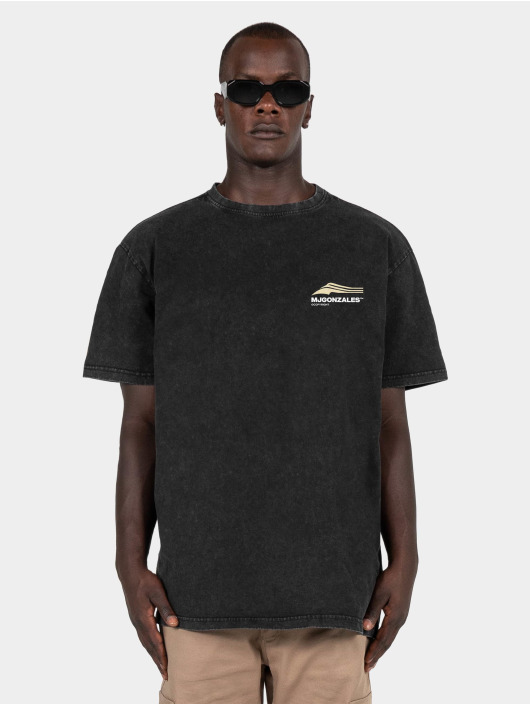 MJ Gonzales t-shirt Wave V.1 X Acid Washed Heavy Oversized zwart