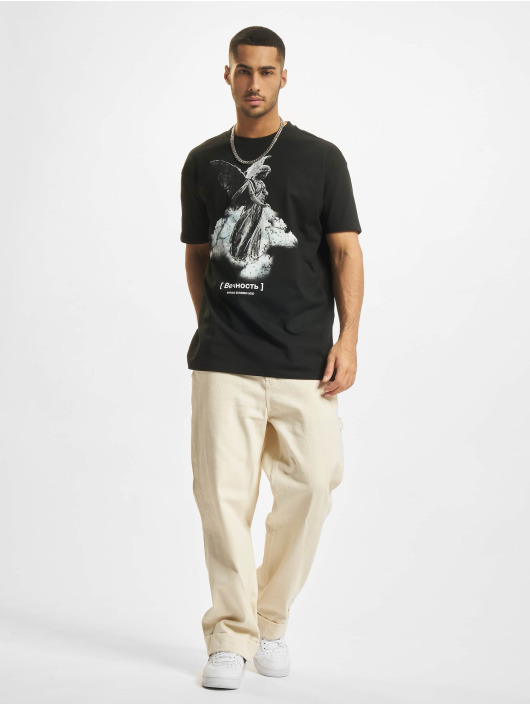 MJ Gonzales t-shirt Heavy Oversized 2.0 ''Angel'' zwart