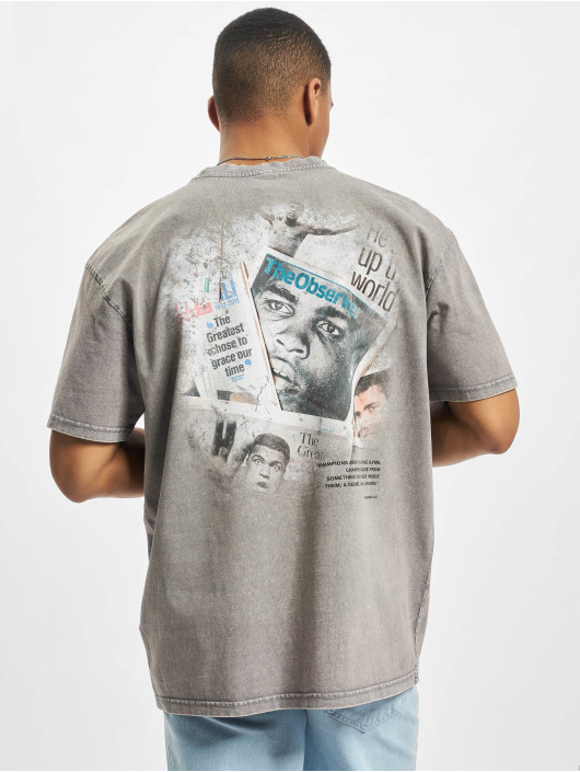 MJ Gonzales T-shirts Legends Never Die - Acid Washed Heavy Oversize grå