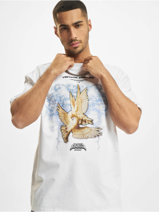 MJ Gonzales T-shirts Heavy Oversized 2.0 ''Vintage Dreams V.1'' hvid