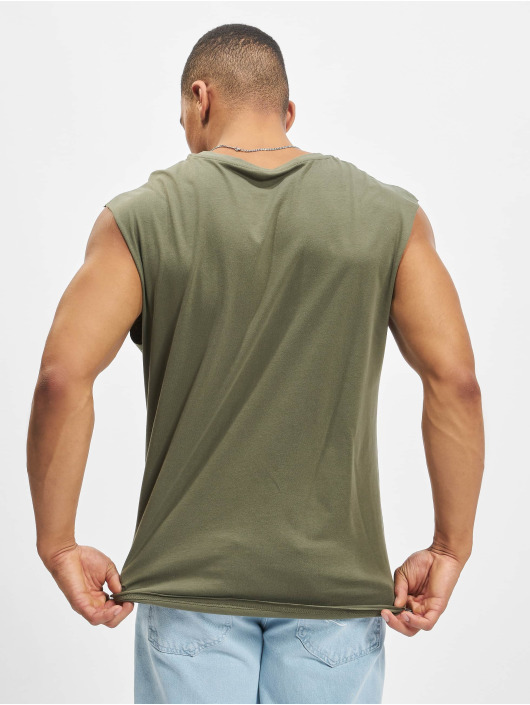 MJ Gonzales T-shirts Higher Than Heaven V.1 Sleeveless oliven