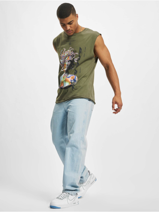 MJ Gonzales T-shirts Medusa X Sleeveless oliven