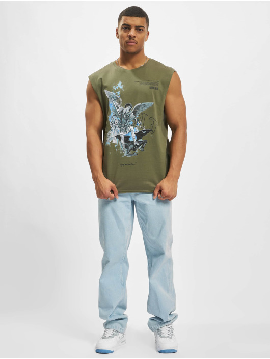 MJ Gonzales T-shirts Saint V.1 Sleeveless oliven