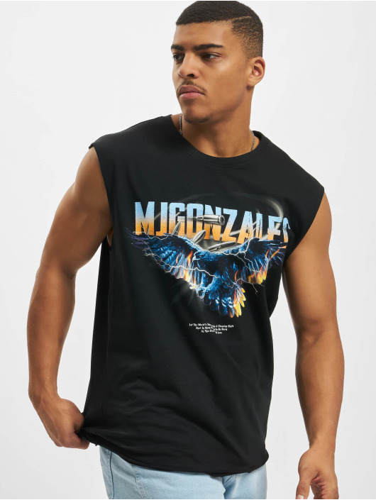 MJ Gonzales T-Shirty Eagle V.2 Sleeveless czarny