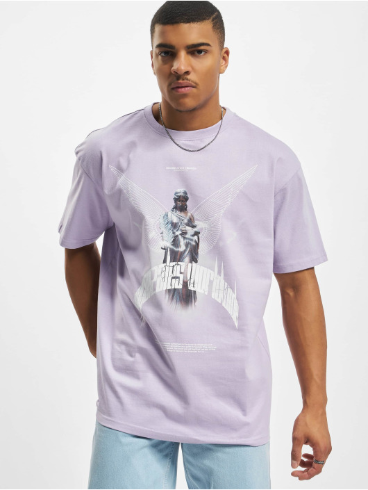 MJ Gonzales T-Shirty Higher Than Heaven V.1 With Heavy Oversize fioletowy