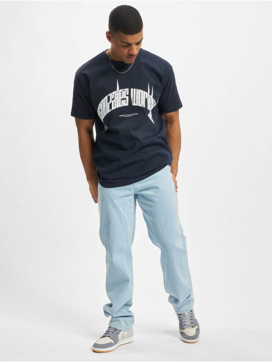 MJ Gonzales T-skjorter Higher Than Heaven V.3 Heavy Oversize blå