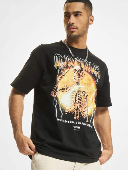 MJ Gonzales T-skjorter Heavy Oversized 2.0 ''Hellride V.1'' svart