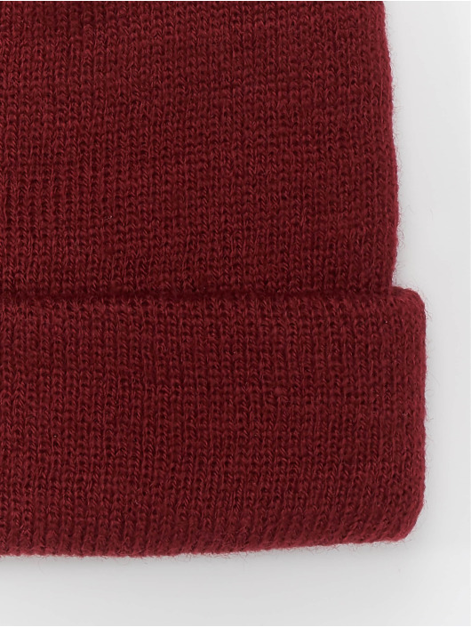 MSTRDS Bonnet Short Cuff Knit rouge