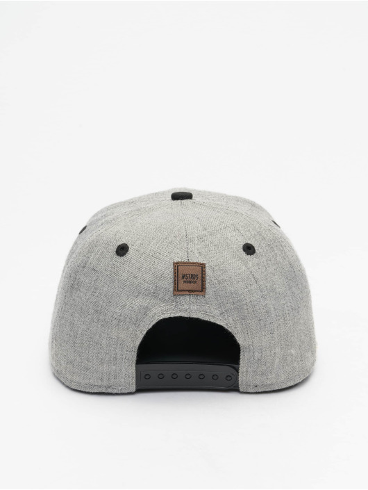 MSTRDS Casquette Snapback & Strapback E Letter gris