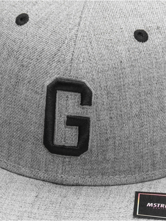 MSTRDS Casquette Snapback & Strapback G Letter gris