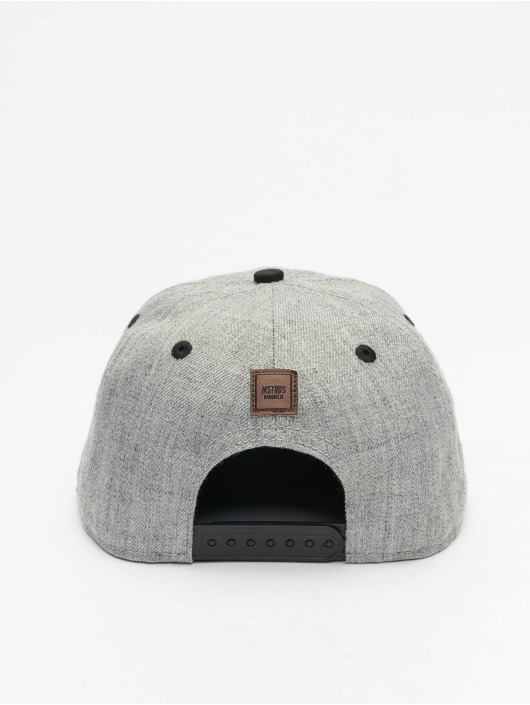 MSTRDS Casquette Snapback & Strapback Y Letter gris