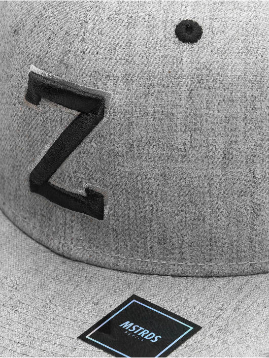 MSTRDS Casquette Snapback & Strapback Z Letter gris