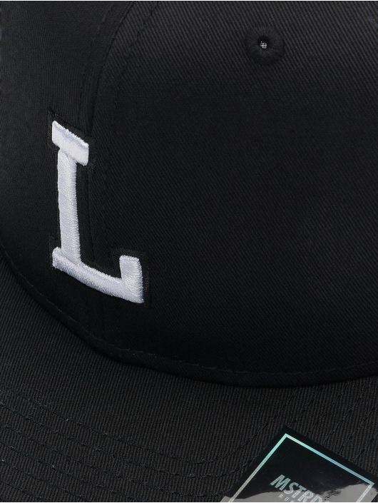 MSTRDS Casquette Snapback & Strapback L Letter noir