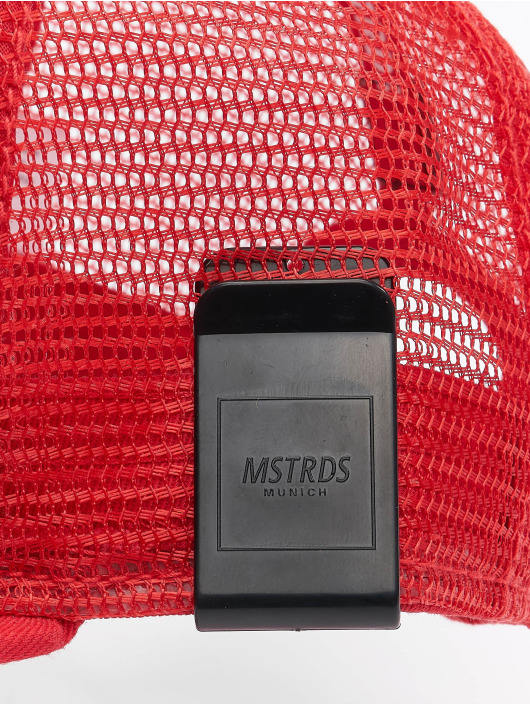 MSTRDS Casquette Trucker mesh Money Clip rouge