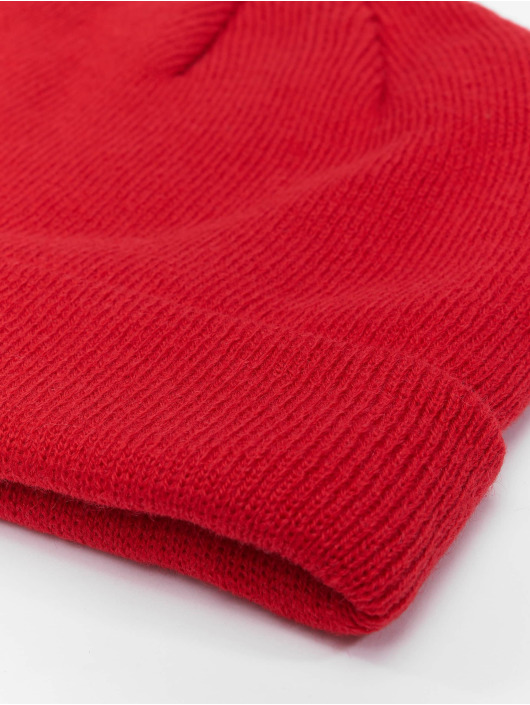 MSTRDS Czapki Short Cuff Knit czerwony