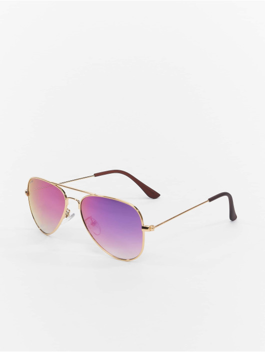 MSTRDS Sonnenbrille Pureav in Kinder goldfarben Youth