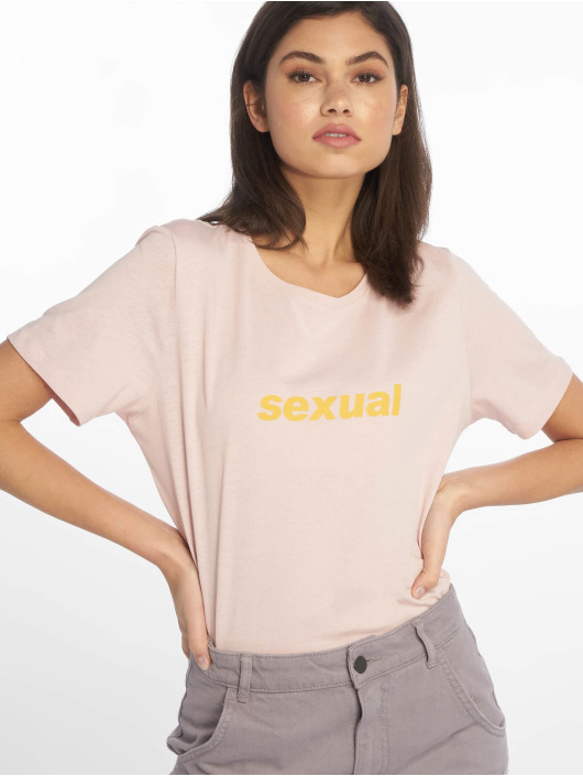 NA-KD T-Shirty Sexual rózowy
