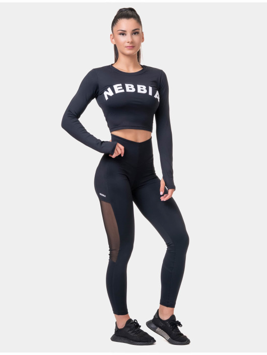 Nebbia Legging High Waist & Mesh zwart