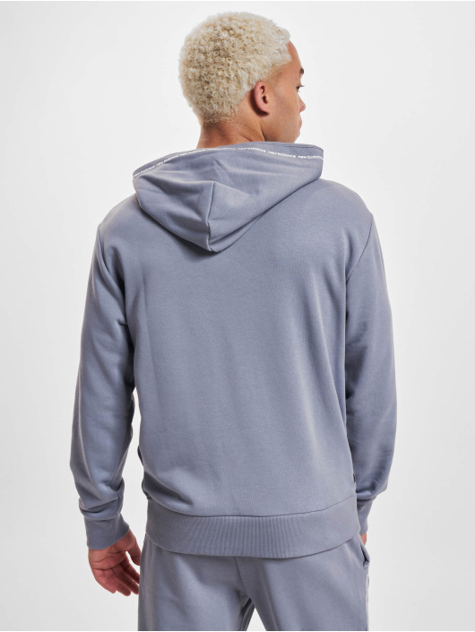 New Balance Felpa con cappuccio Essentials Fleece grigio