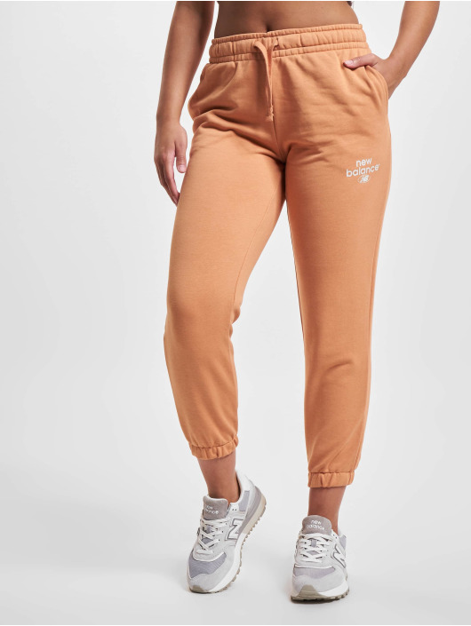 New Balance joggingbroek Essentials Graphic Fleece New bruin
