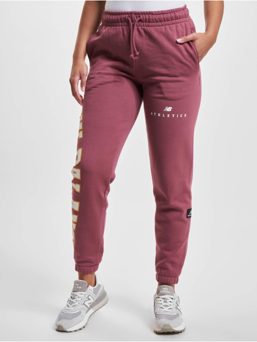 New Balance Joggingbyxor Athletics Warped Classics New röd