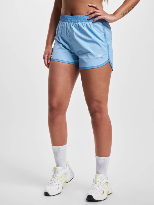 New Balance Pantalón cortos Athletics Woven azul