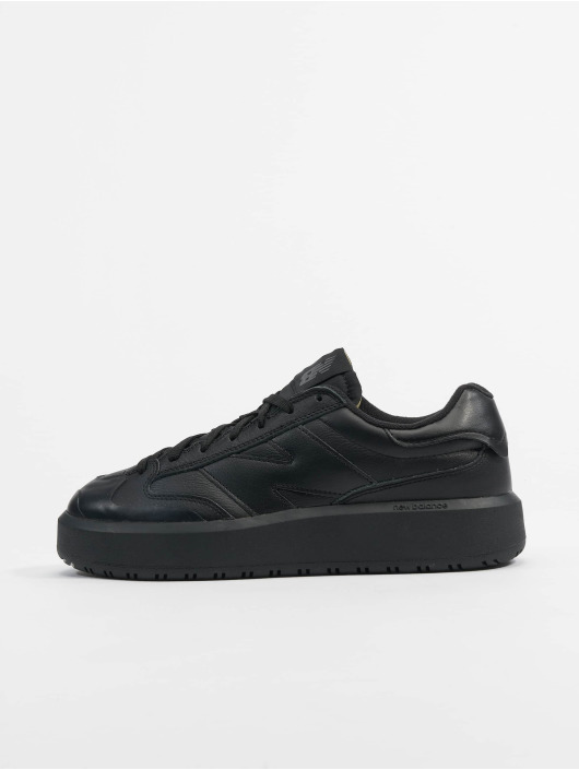 New Balance Sneaker Scarpa Lifestyle Unisex Leather Textile schwarz
