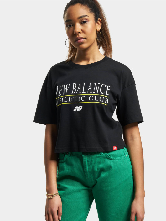 New Balance T-Shirt Essentials Athletic Club Boxy black