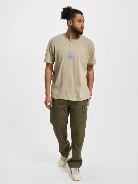 New Balance T-Shirt Essentials Puff Print grey
