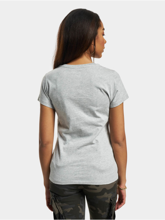 New Balance t-shirt Essentials Stacked Logo grijs