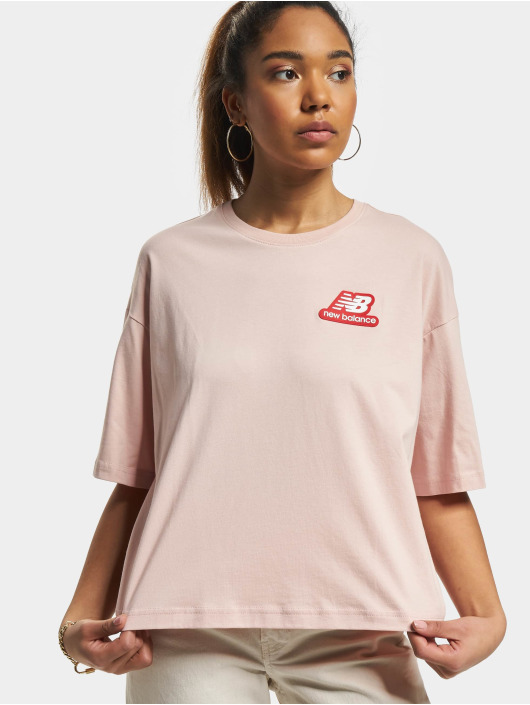 New Balance Damen T-Shirt Essentials Candy Pack in pink