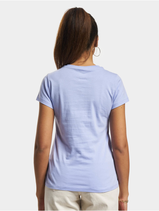 New Balance Damen T-Shirt Essentials Stacked Logo in violet CQ8976