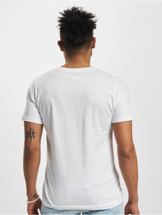 New Balance T-shirt Essential Stacked Logo vit