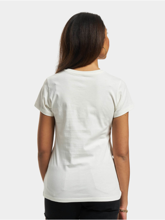 New Balance Damen T-Shirt Essentials Stacked Logo in weiß CQ8736