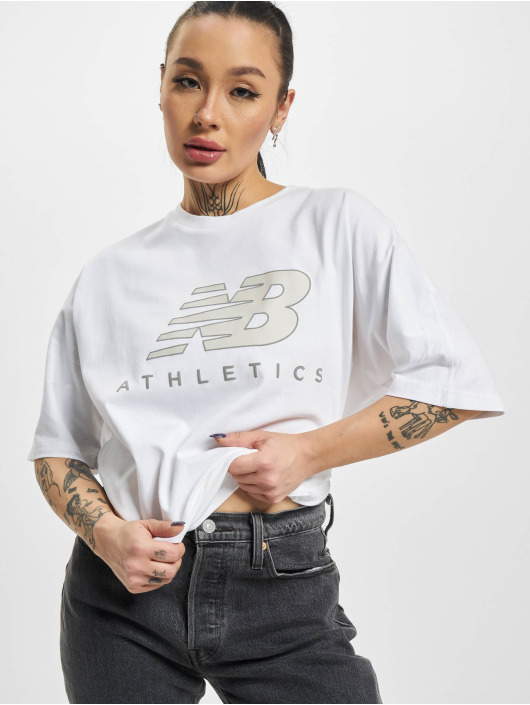 New Balance T-Shirt Athletics Oversized New white