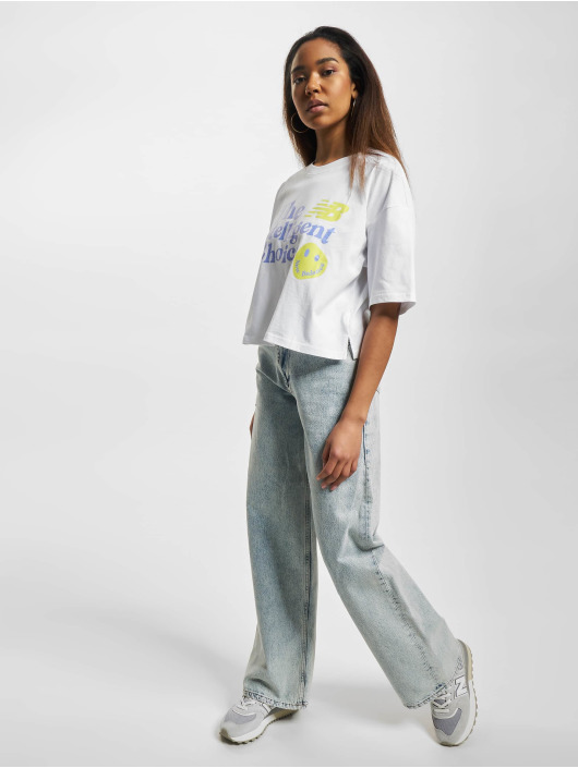 New Balance t-shirt Essentials Endless Dayz wit