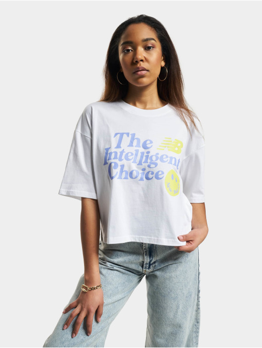 New Balance T-shirts Essentials Endless Dayz hvid