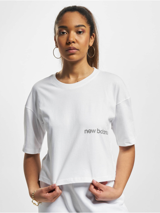 New Balance T-shirts Essentials Graphic hvid